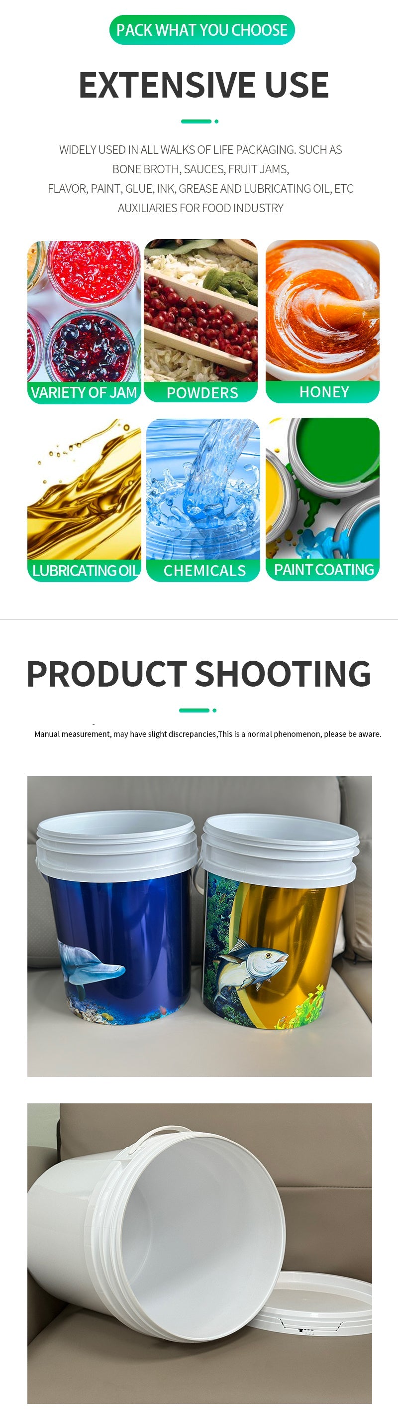 3gallon 5gallon 10L 18L 20L 28LFertilizer Plastic Bucket Package Jiangsu Pojing Plastid Technology Co. Ltd.