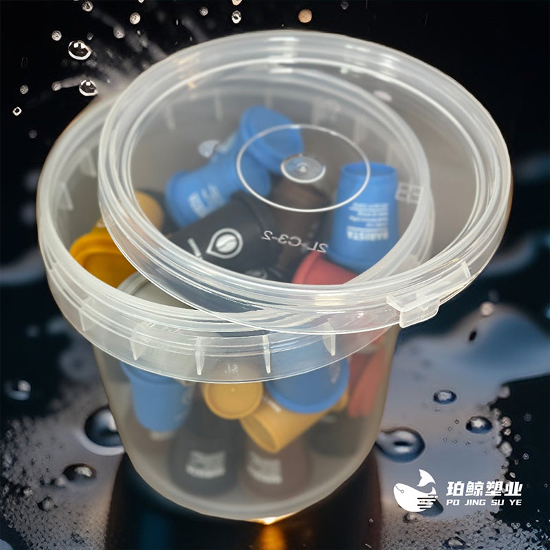 1l plastic fertilizer/glue/jam/paint/sauce/custom plastic bucket
