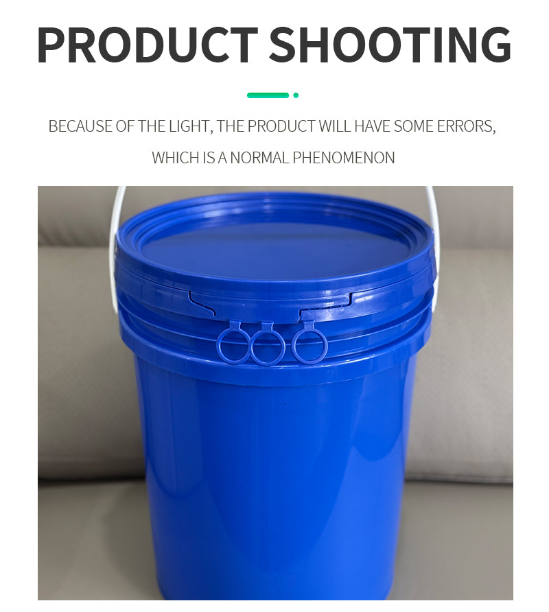 5gallon Wholesale Price Round Plastic Bucket with Pull Ring Lid