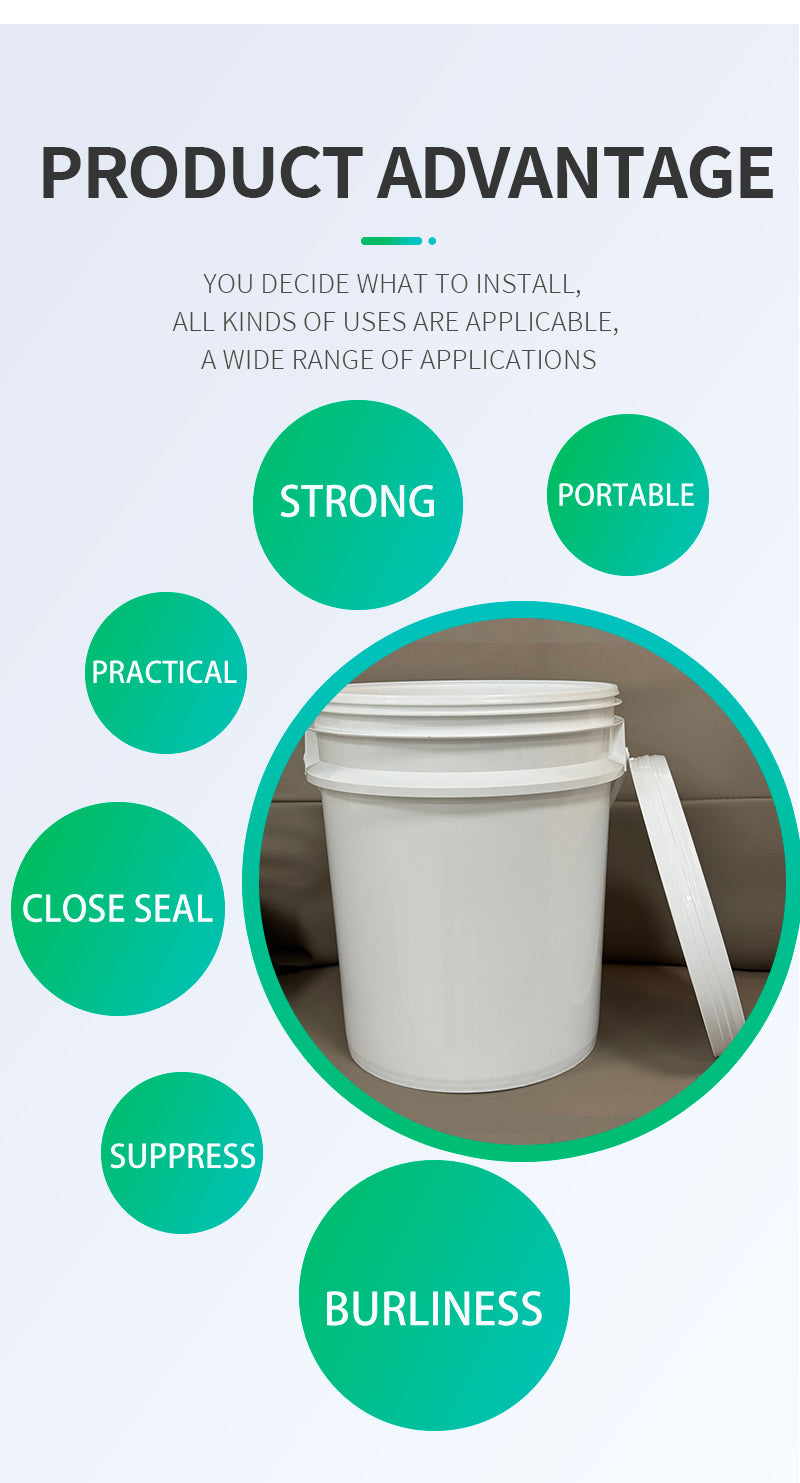 18l paint oil plastic bucket