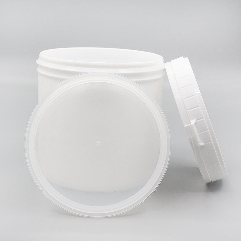 1L Tear-Off Strip Plastic Jar – Food-Grade, Tamper-Evident, Reusable & Ideal for Sauces, Powders, and Skincare Products