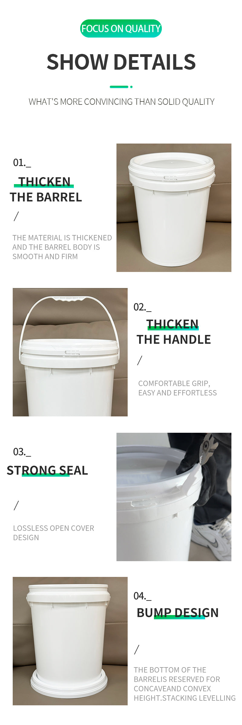 20LF paint plastic barrels