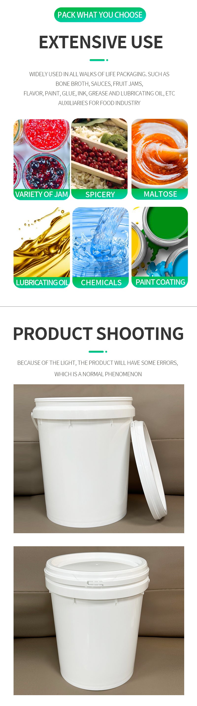 20LF paint plastic barrels