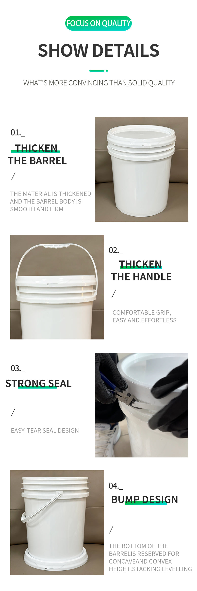 20LZ oil paint plastic bucket