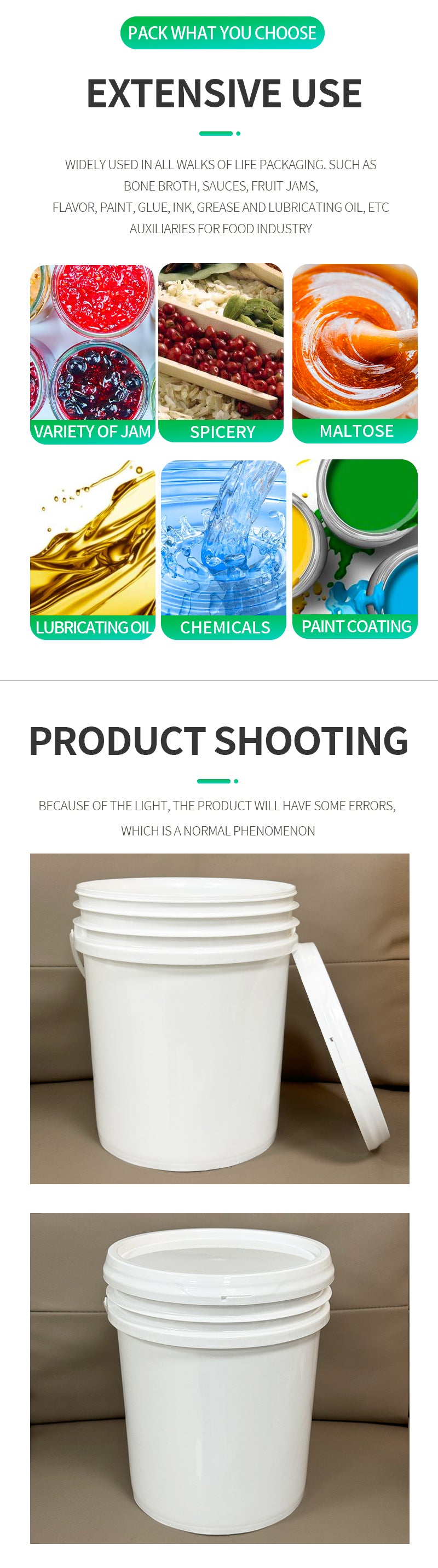 20LZ oil paint plastic bucket