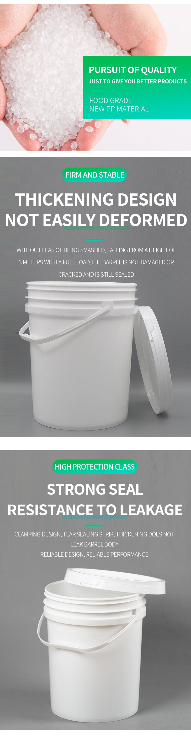 25LC Paint Plastic Bucket