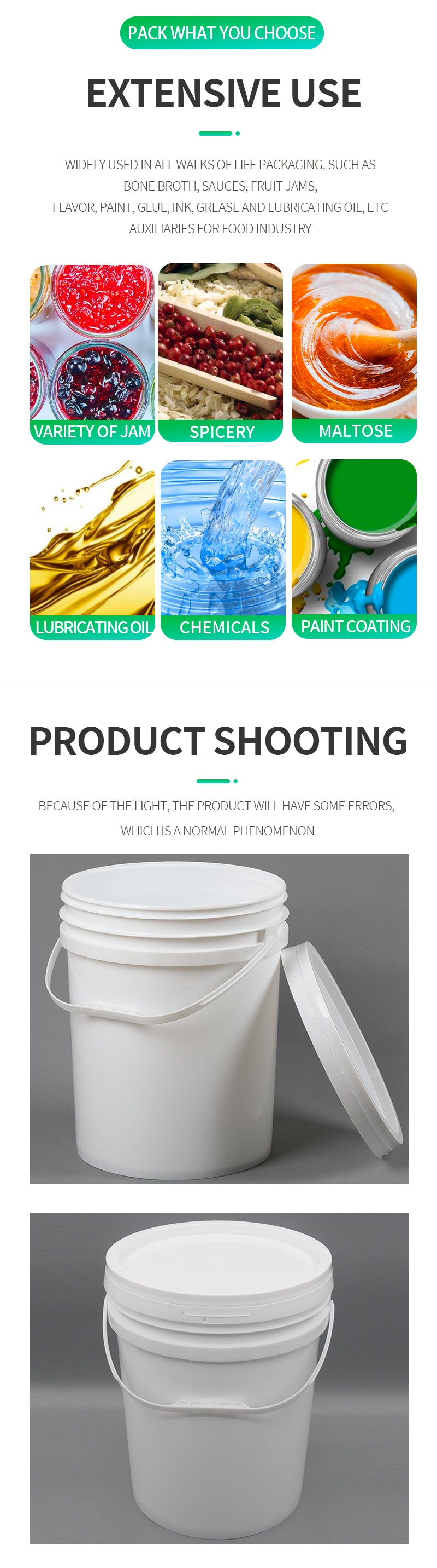 25LC Paint Plastic Bucket