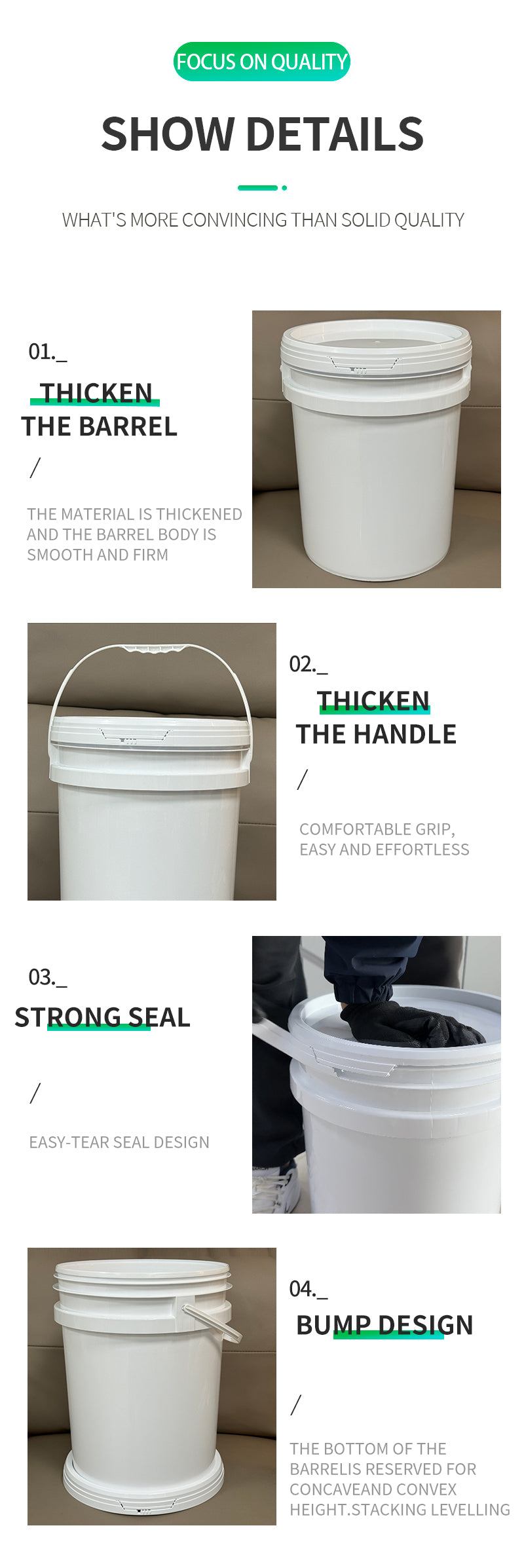 28LC oil paint plastic bucket