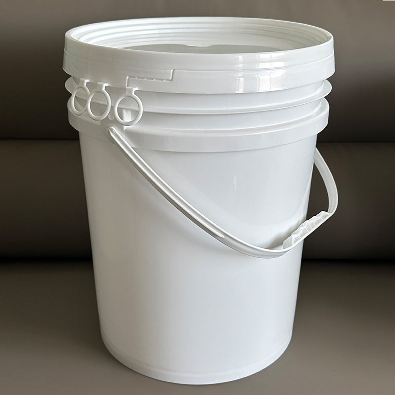 5gallon Wholesale Price Round Plastic Bucket with Pull Ring Lid