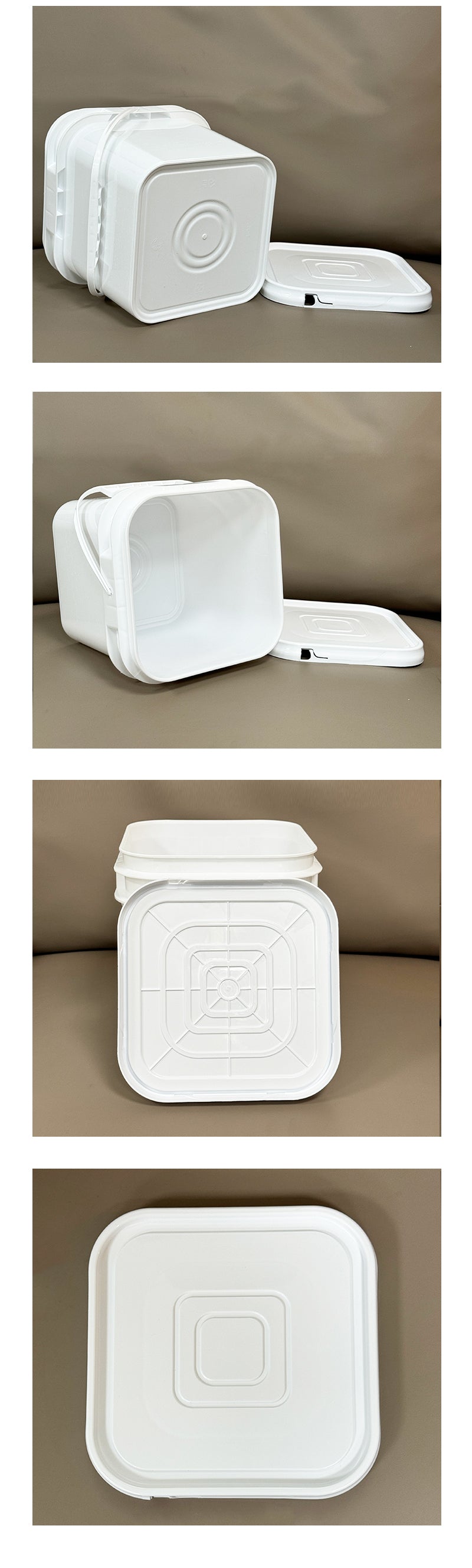 5l Cat litter square plastic barrels