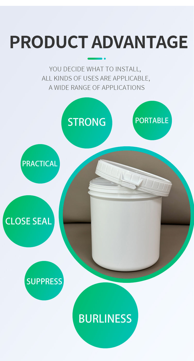 600ml Tear-Off Strip Plastic Jar – Food-Grade, Tamper-Evident & Ideal for Dry Goods or Sauces