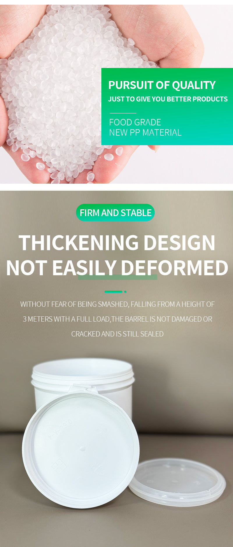 600ml Tear-Off Strip Plastic Jar – Food-Grade, Tamper-Evident & Ideal for Dry Goods or Sauces
