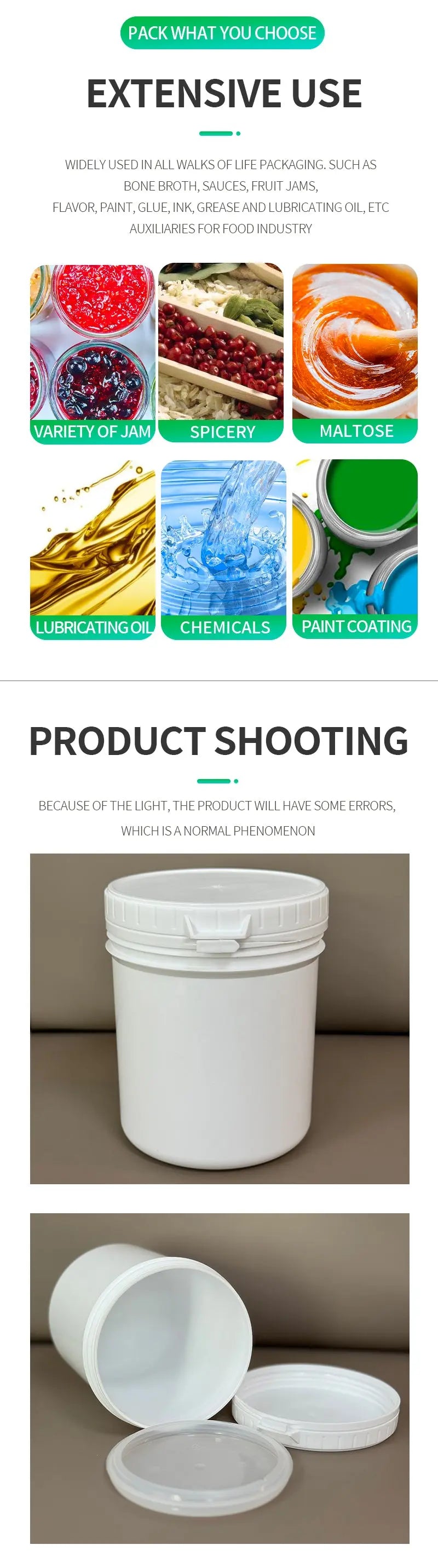 0.6L Plastic Jars with Tear Strip Lids – Food-Safe Containers for Jam, Sauces, Pills & More Jiangsu Pojing Plastid Technology Co. Ltd.