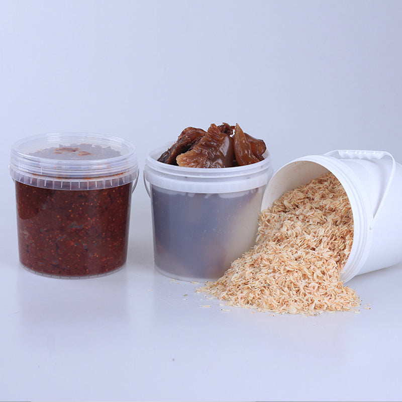 1l plastic fertilizer/glue/jam/paint/sauce/custom plastic bucket
