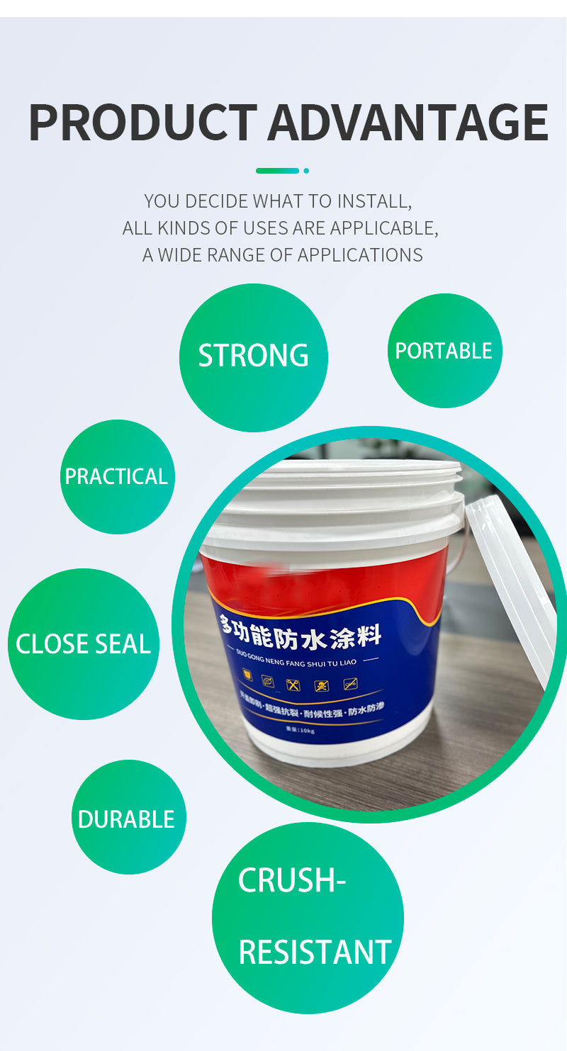 18L customized painting plastic bucket Jiangsu Pojing Plastid Technology Co. Ltd.