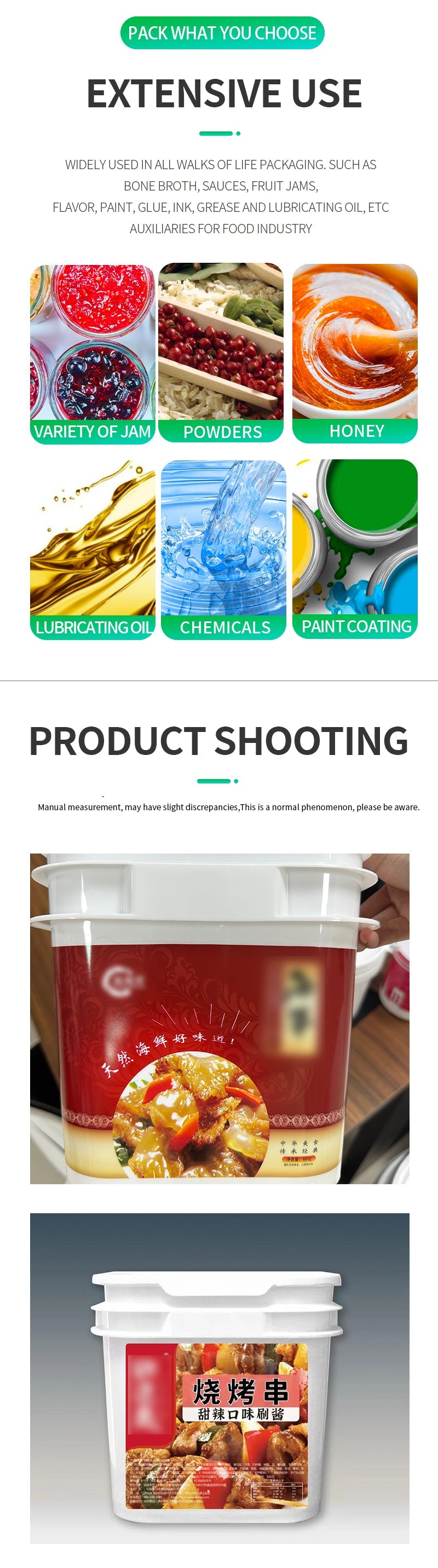 2l Food Package Bucket