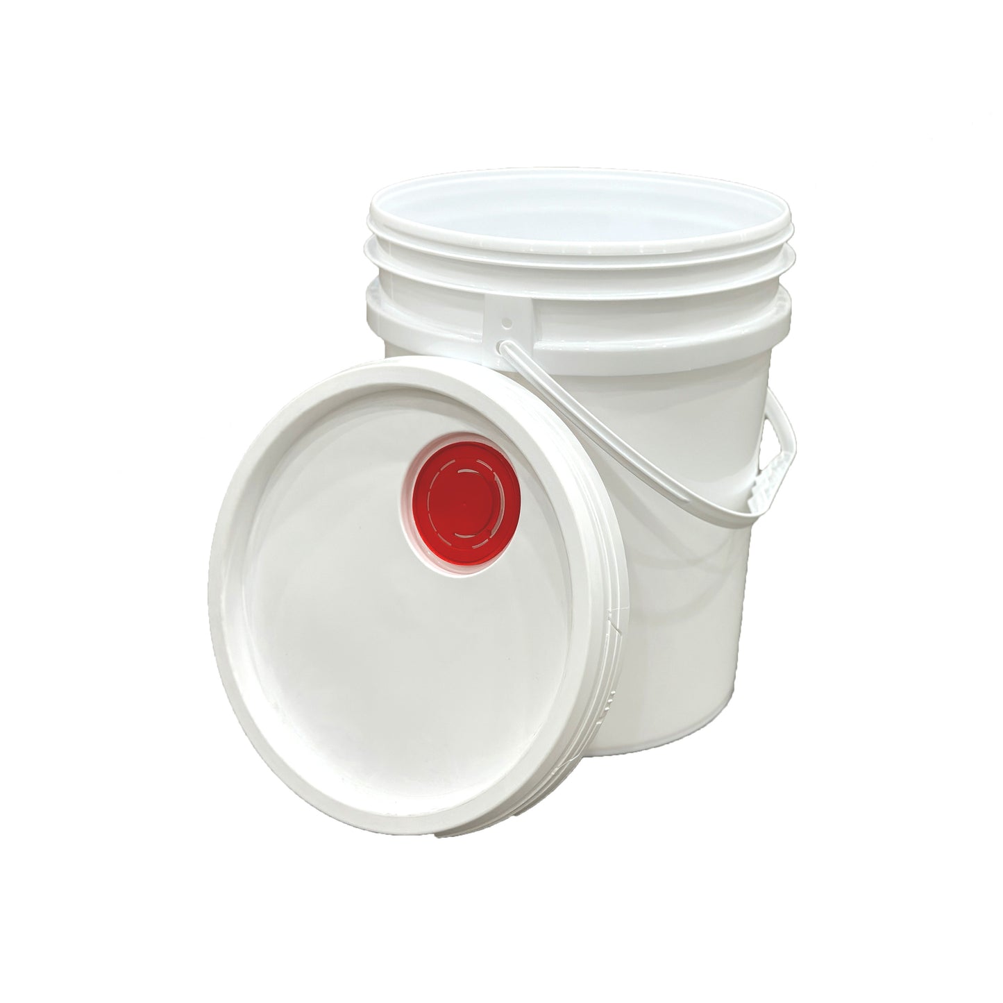 Custom bucket with spout cap