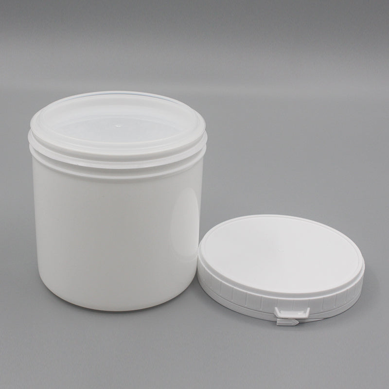 1L Tear-Off Strip Plastic Jar – Food-Grade, Tamper-Evident, Reusable & Ideal for Sauces, Powders, and Skincare Products
