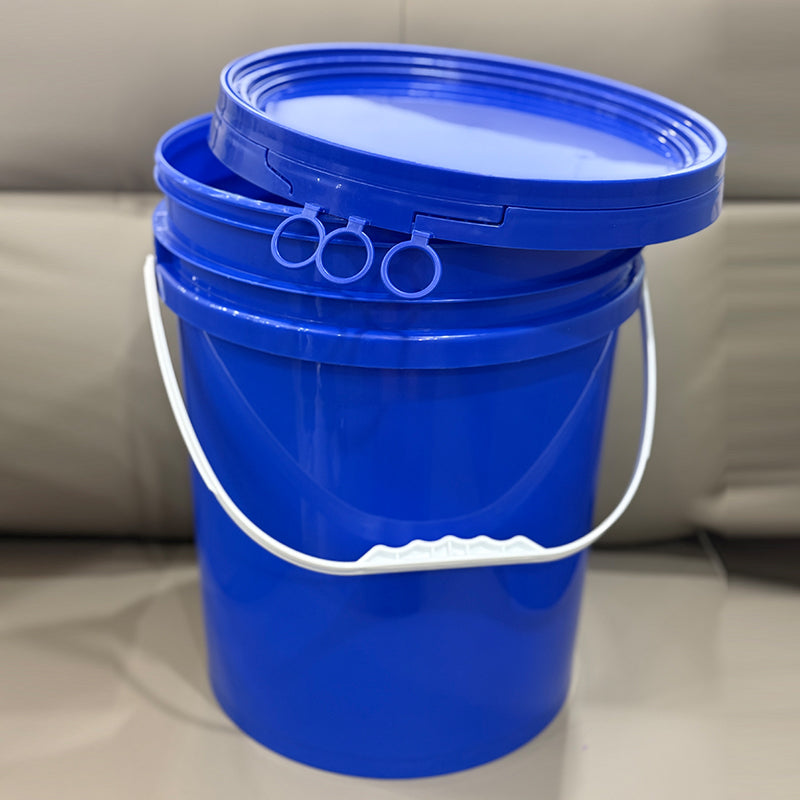 5gallon Wholesale Price Round Plastic Bucket with Pull Ring Lid