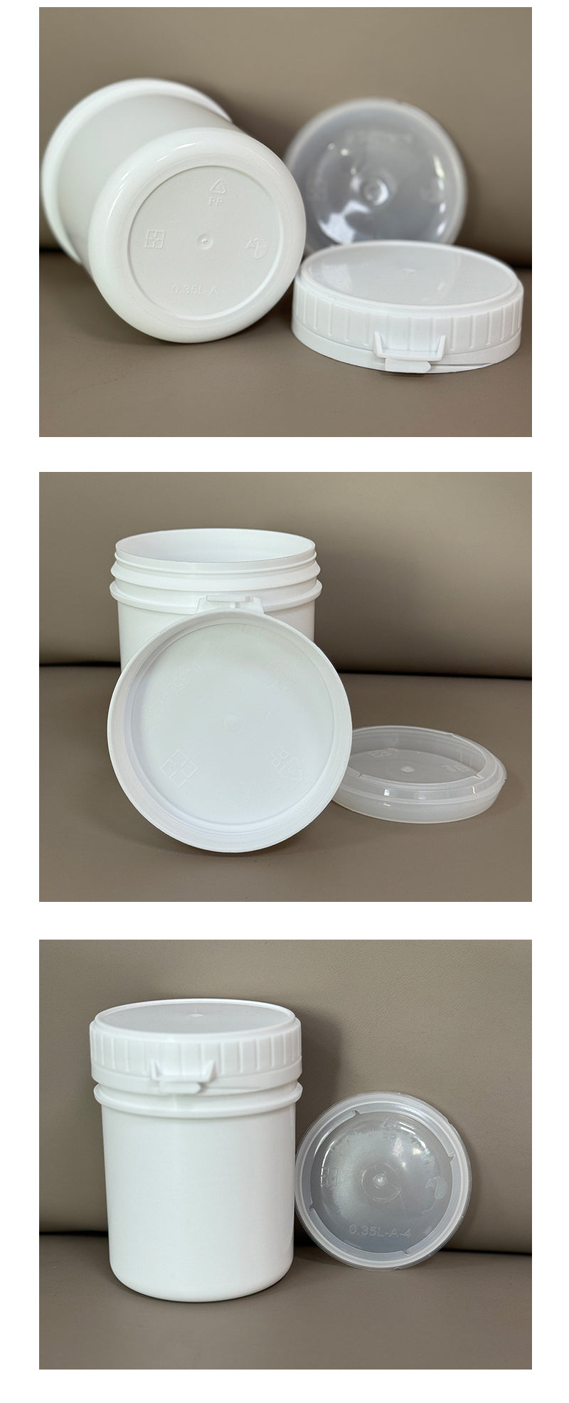 350ml Tear-Off Strip Plastic Jar – Food-Grade, Tamper-Evident & Perfect for Spices, Sauces, and Skincare