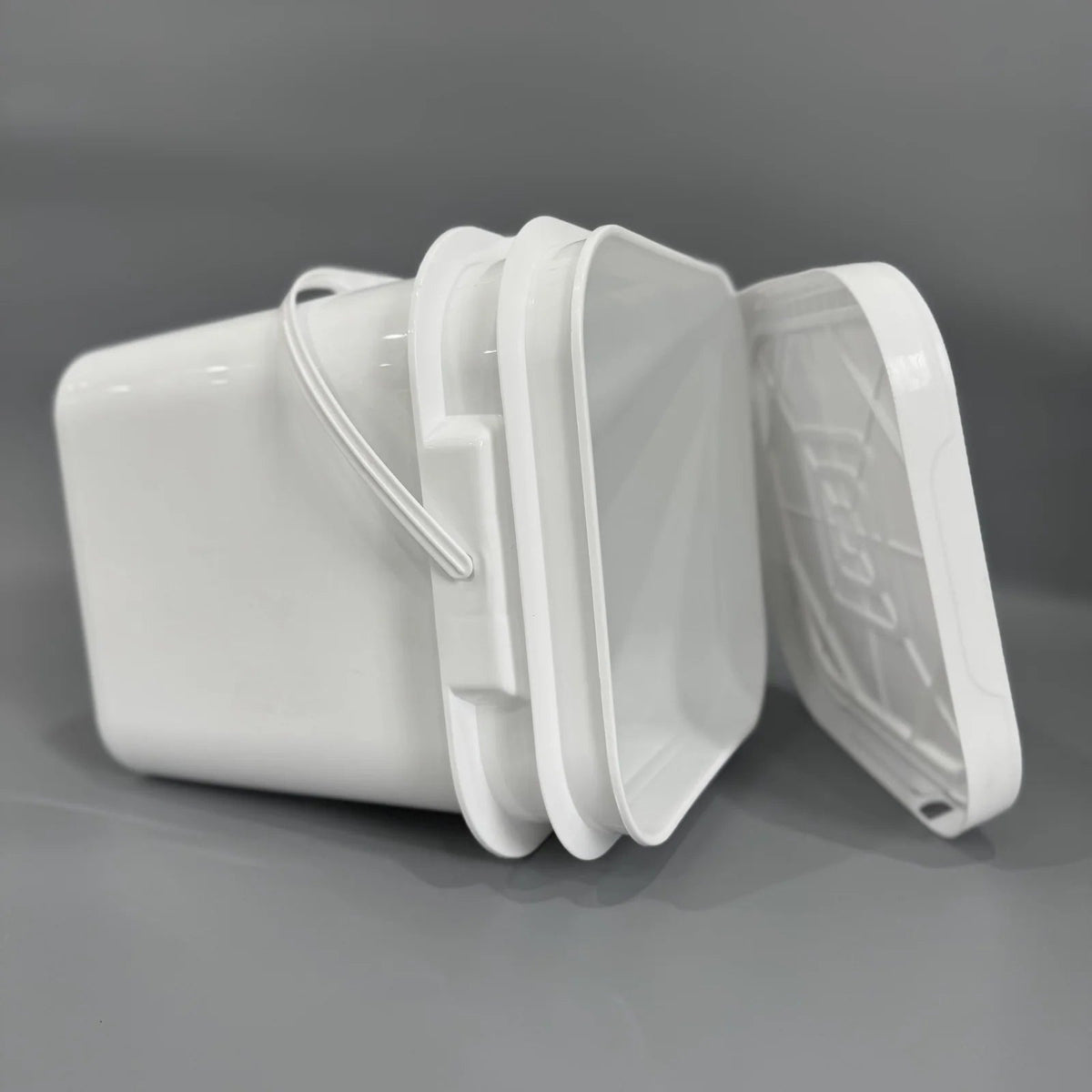 10L Wide Mouth Bucket (Square) Pojing